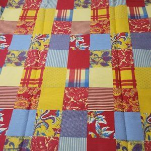 BHG Dixie Patch Upholstery Sewing Fabric Quilted Look 52 x 70 Inches 1.94  yards